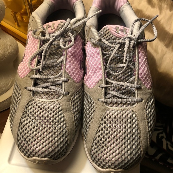 Under Armour Shoes - Women’s UNDER ARMOUR Grey/Purple Running Shoes 10